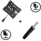 Kit Pistão + Flange Universal Para Cadeira Giratória Secretária Diretor Chair Cadeiras Kit Pistão + Flange Universal Para Cadeira Giratória Secretária Diretor Chair Cadeiras