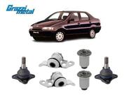 Kit Pivô + Bucha Bandeja Dianteira Fiat Siena 1997 1998 1999 Kit Pivô + Bucha Bandeja Dianteira Fiat Siena 1997 1998 1999