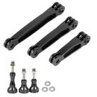 Kit Pivot Extensor Alumínio para Câmeras GoPro e Similares