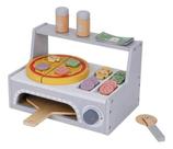 Kit Pizza Brinquedo Infantil Madeira 42pçs TookyToy tk991a