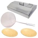Kit Pizza Churrasqueira Pedra Refratária Pá E Abafador 66c