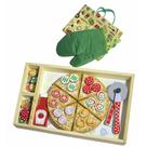 Kit Pizza em Madeira Brinquedo Faz de Conta - BrinqMutti