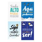 Kit Placa Decorativa MDF Frases Infantis 4un 30x40