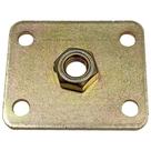 Kit Placa Reta com Porca 50 X 60 2 Unidades - Minubras Kit Placa Reta com Porca 50 X 60 2 Unidades - Minubras