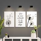 Kit Placas Decorativas 3 Peças 19,0 X 28,5 cm CADA Você Só Vence Amanhã Se não Desistir Hoje