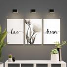 Kit Placas Decorativas 3 Peças 19,0 X 28,5 cm - Dream Love
