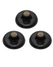 Kit Plafon Preto 3 unidades 100w Bocal Porcelana Plafonier