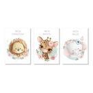 Kit Plaquinhas Decorativas infantil Animais