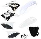 Kit Plástico Biker Elite Adesivos c/ Number Plate Next Crf 230