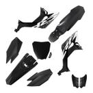 Kit Plástico Biker Evo Crf 250f Com Adesivos e Number Plate Next Kit Plástico Biker Evo Crf 250f Com Adesivos e Number Plate Next