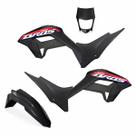 Kit Plástico Biker Reestyle C/ Adesivos Nxr Bros 150 2009 a 2012