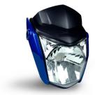 Kit Plástico Carenagem Farol Frente Moto Bloco Óptico Resistente Bananinha Honda Titan 150 Ex 2014