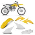 Kit plástico personalizado crf 230f 2008 à 2014 - 4 itens (paralama dianteiro / aletas / lateral / p