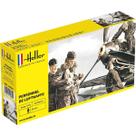Kit Plástico Pessoal Da Força Aérea Alemã 1/72 Heller Hlr 49655