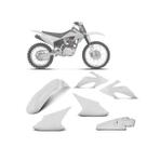 Kit plastico protork (6 pecas ) crf 230 2008-2014 branco