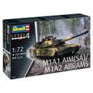 Kit Plástico Tanque M1A1 AIM (SA)/M1A2 Abrams 1/72 Revell 03346