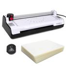 Kit Plastificadora 3x1 A4 220v + 100 Plástico De Plastificar Kp08 - Mazzilli