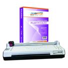 Kit Plastificadora A3 com Refiladora + 100 Plásticos - 110V