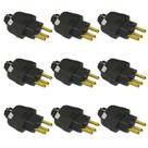 Kit Plugue Macho 2P+T 10A 250Vca Preto