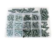 Kit Plus 460 Peças Parafusos Philips Buchas Cx Organizadora