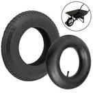 Kit Pneu E Câmara De Ar 3.25-8 Para Carrinho De Mão