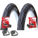 kit pneu kenda flame 26x2.125 letra branca camara kenda