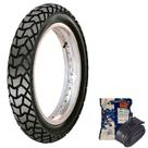Kit pneu maggion moto trail viper 90/90-19 (d) + câmara gulfair 90/90-19 mj19