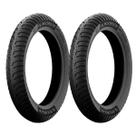 Kit Pneu Michelin 80/100-18 + 90/90-18 Reinf City Extra TL
