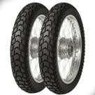 Kit Pneu Moto 90/90-19 e 90/90-18 Dianteiro e Traseiro Com Camara Robust