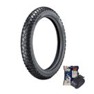 Kit pneu vipal moto trail tr300 90/90-21 (d) c/c xre300-xr250-lander-teneré + camara mg 21 gulfair