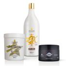Kit Pó Descolorante 250g + Ox 20 + Máscara Moonlight Dyusar