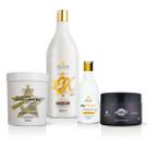 Kit Pó Descolorante 250g, Ox 40 + Dyplex + Mascara Moonlight