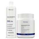 Kit Pó Descolorante Azul e Água Oxigenada 10 Vol. ProHall