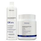 Kit Pó Descolorante Azul e Água Oxigenada 20 Vol. ProHall