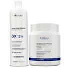 Kit Pó Descolorante Azul e Água Oxigenada 40 Vol. ProHall