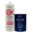 Kit Pó Descolorante Ultra Silver 300g + OX 20 Volumes 900ml Knut