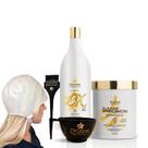 Kit Pó P. P. White + OX 40 Volumes + Cumbuca + Pincel +Touca Kit Pó P. P. White + OX 40 Volumes + Cumbuca + Pincel +Touca