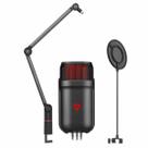 Kit Podcast Braço Articulado Thronmax S5 Flex + Microfone Thronmax MDrill Zone