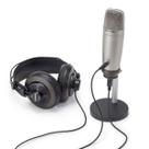 Kit Podcast Com Mic C01upro E Headphone Sr850 Prata/preto