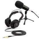 Kit Podcast Microfone Zoom ZDM-1PMP c/ Fone, Cabo e Suporte