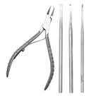 Kit podologia alicate desencravador marco boni bisturis inox Kit podologia alicate desencravador marco boni bisturis inox