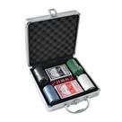 Kit Poker Maleta Profissional 100 Fichas 2 Baralhos 5 Dados