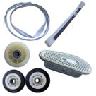 Kit Polia Anel Roldana Gaxeta Mancal Filtro SecadoraBrastemp