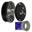 Kit Polia E Cubo Compressor Ar Cond 5h14 6pk 123mm Chaveta
