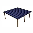 Kit Policarbonato Azul 6mm 6,00m x 6,00m - Perfis Naturais Kit Policarbonato Azul 6mm 6,00m x 6,00m - Perfis Naturais