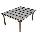 kit Policarbonato Branco Refletivo 6mm 4,00m x 3,00m - Perfis Naturais