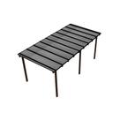 Kit Policarbonato Cinza Refletivo 6mm 6,00m x 3,00m - Perfis Naturais