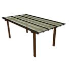 kit Policarbonato Cristal 4mm 3,00m x 6,00m - Perfis Naturais