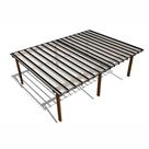 Kit Policarbonato Cristal 4mm 8,00m x 6,00m - Perfis Naturais