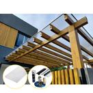 Kit Policarbonato Cristal 6mm 12,00m x 4,00m - Perfis Naturais